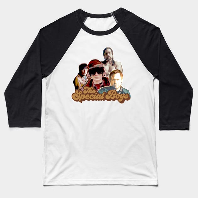 Join the Special Boys Gang - It's a Gang of Love! Baseball T-Shirt by Contentarama